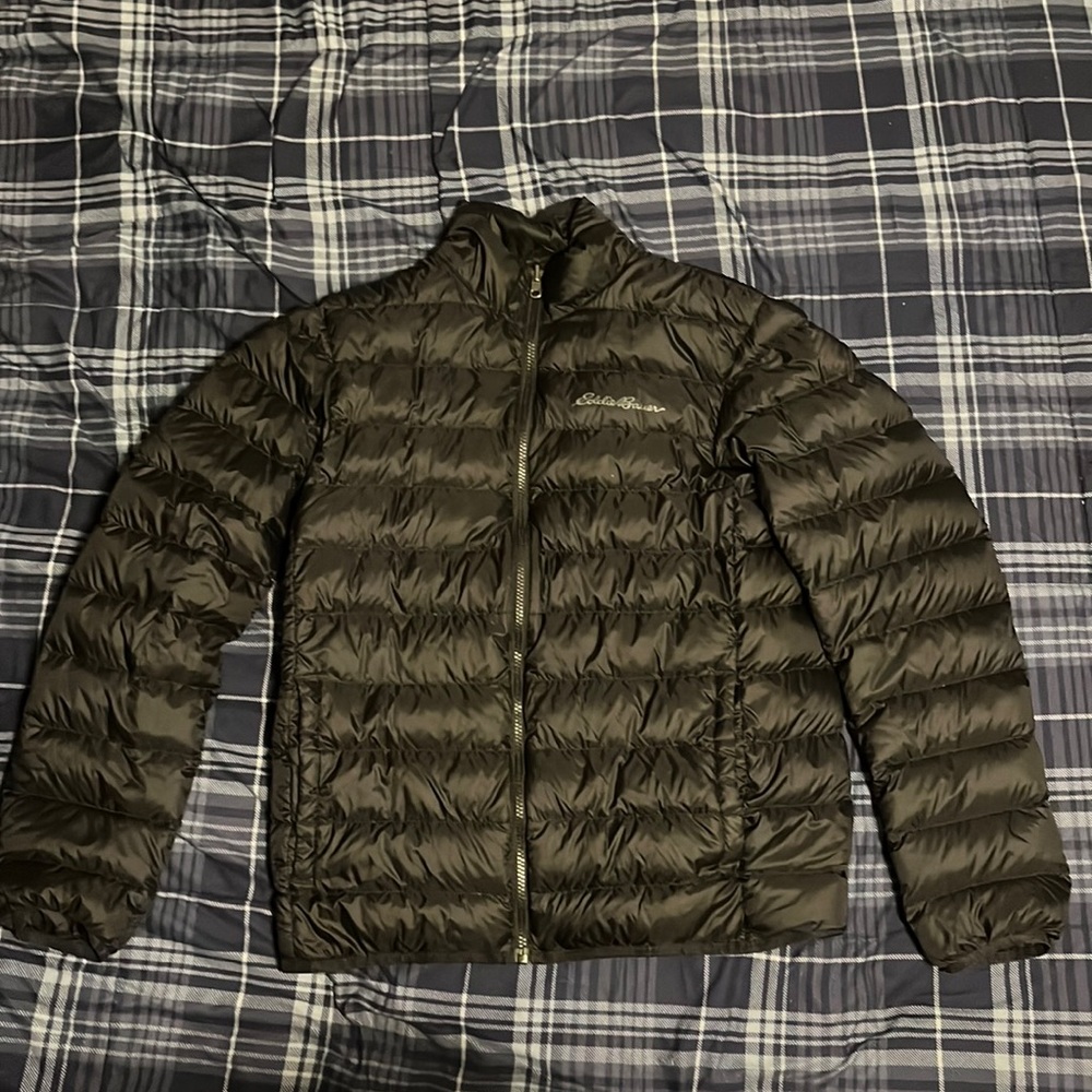 Eddie Bauer feather jacket
